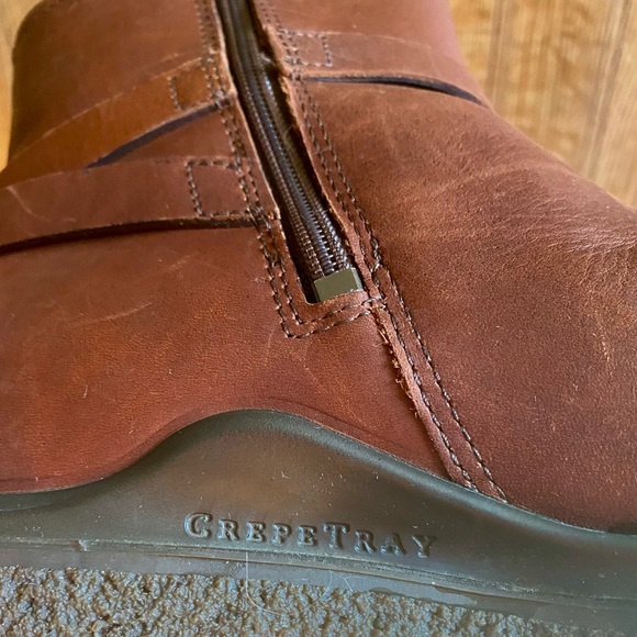ECCO Women’s  CREPETRAY Gore-Tex Ankle Boots Rust size8 - Picture 11 of 13